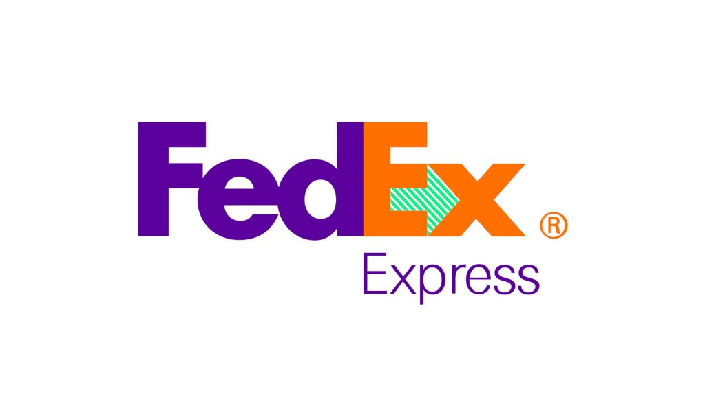 FedEx Express logo with arrow shown