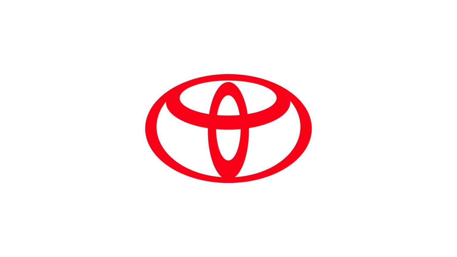 Логотип Тойота на белом фоне