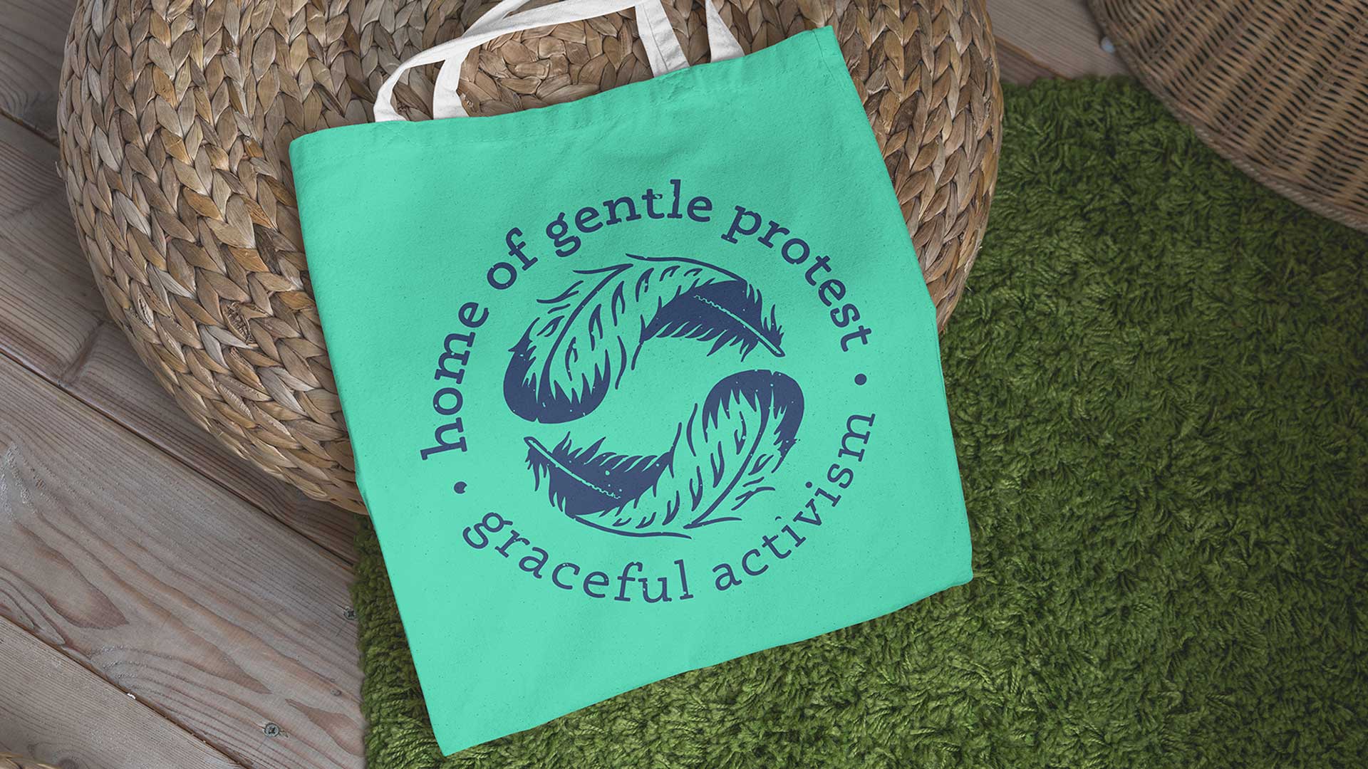 Home Of Gentle Protest Tote Bag
