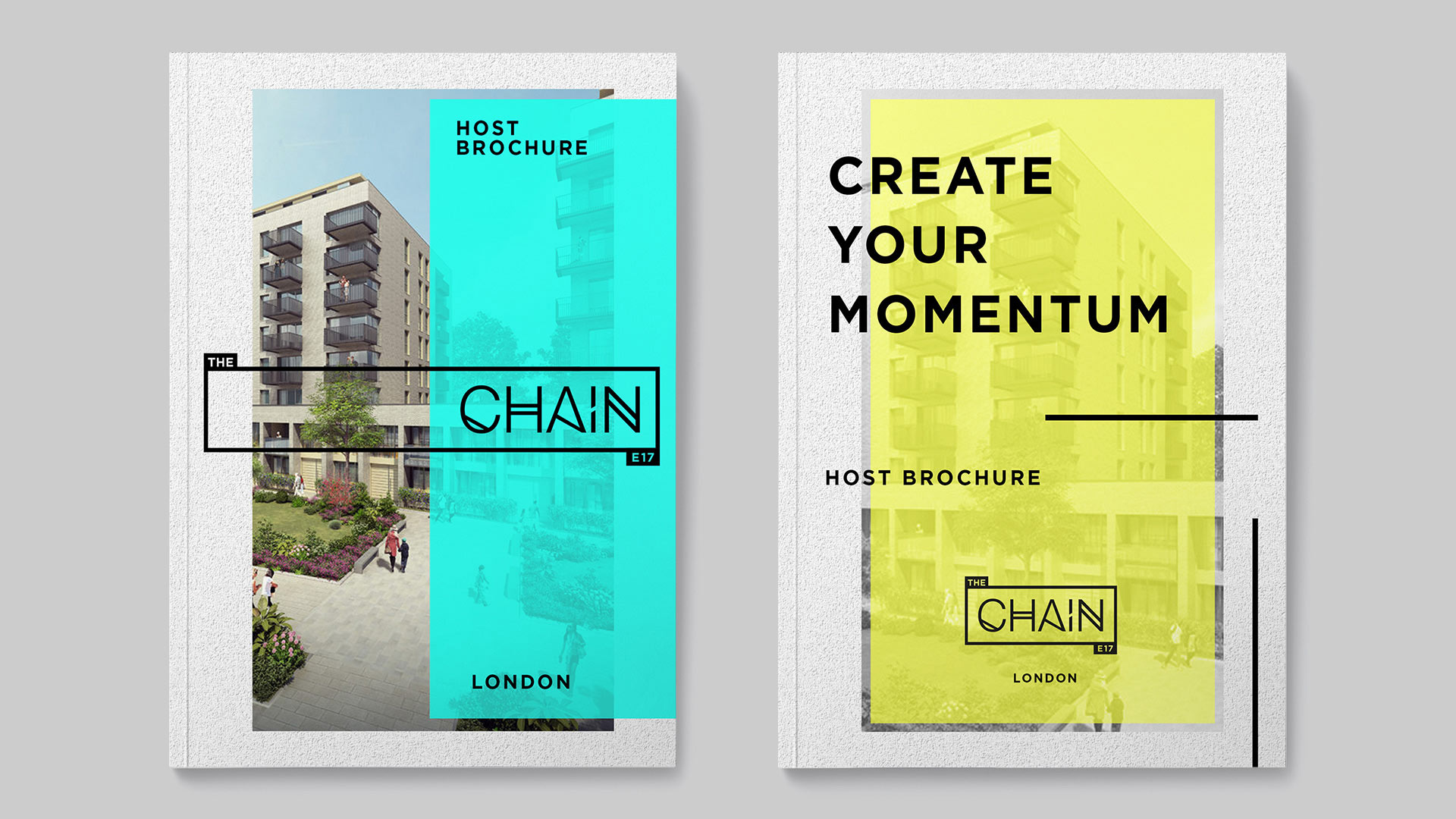 The Chain Brochure Cover Design