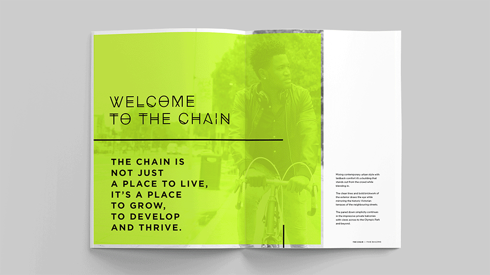 The Chain Brochure Layout