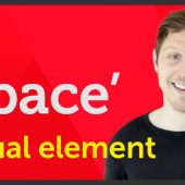 ‘Space’ Visual element of Graphic Design / Design theory – EP 6/45